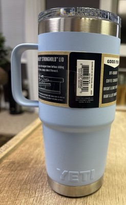 YETI Rambler 20 oz Travel Mug w/ Stronghold Lid Big Sky Blue w