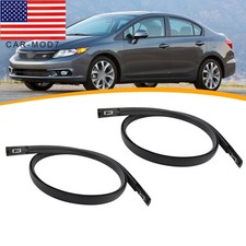 Pair Black Roof Trim Molding Kit Fit For 2012-2015 Honda Civic Sedan 4-door Pair Black Roof Trim Molding Kit Fit For 2012-2015 Honda Civic Sedan 4-door
