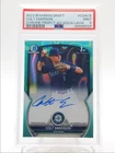COLT EMERSON 2023 BOWMAN CHROME DRAFT 1ST AQUA LAVA AUTO /199 PSA 9 Q3916