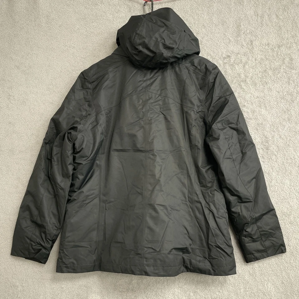 NWOT Gerry Men's XL Black Winter Parka Jacket Removable Hood Fleece Lined - Image 2 of 4