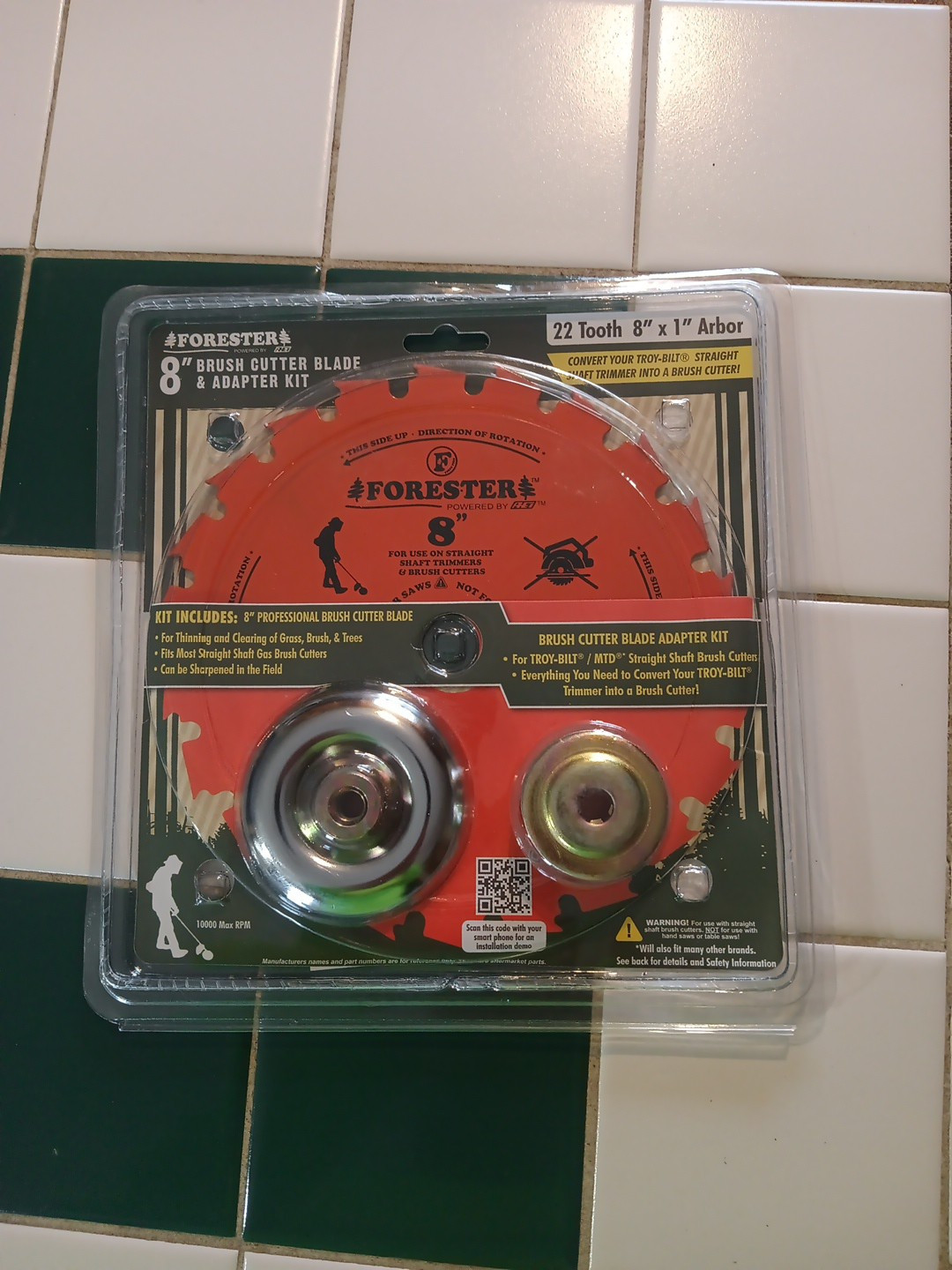 Forester 8'cutter Blade & Adapter Kit