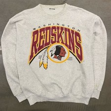 Remake Washington Redskins NFL Football Logo 90s Ash Sweatshirt RM0013