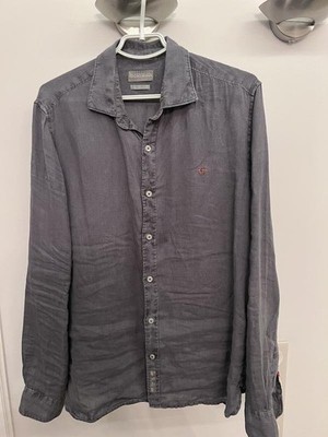 Men Napapijri Shirt Grey 40 /L / 48 #B806