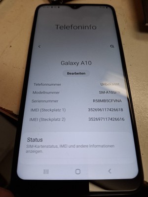 Samsung Galaxy A10 SM-A105F - 32GB - Schwarz (Ohne Simlock) (Dual SIM)