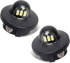 LED License Plate Lights Tag Light Lamp Assembly Compatible with F150Black