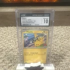 Pokémon TCG Pikachu Black Star Promos 190 World Championships Promo CGC 10 2024