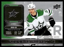 2023-24 Upper Deck Rookie Retrospective Wyatt Johnston Dallas Stars #RR-7