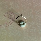 10K Gold Pinkie Or Promise Ring Size 5 1/4” With Tiny Clear Stone .7 Gram