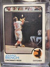 Topps 1973 Topps Johnny Bench #380 Cincinnati Reds Base Set Baseball Card