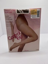 VTG JCPenney Super Shaper Pantyhose Queen Short Suntan NEW