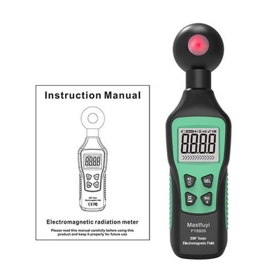 Mastfuyi FY8809 EMF Meter Digital Electromagnetic Field Tester with Flashlight