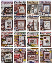 Cross Country Stitching Christian theme pattern magazines used in good condition