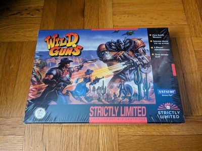 【新品未開封】SNES Wild Guns復刻版 NTSC VERSION Wild Guns Strictly Limited Games Nintendo SNES , NTSC North