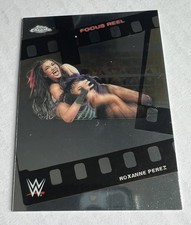 Roxanne Perez 2026 Topps Chrome WWE Focus Reel insert card FR-3