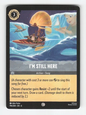 Azurite Sea #196/204 I'm Still Here Disney Lorcana