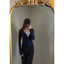 Vintage Y2K Aeropostale Blue Cardigan Sweater