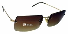 SFx Replacement Sunglass Lenses fits Gucci GG1653/S - 58mm Wide