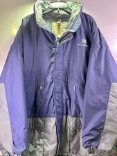 Official US Airways Airlines Zip Up Jacket Adult Men’s 2XL Blue Vintage Y2K