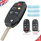 For 2004 - 2007 Volvo S60 S80 XC70 XC90 V70 Remote Key Fob Case Shell 5 Button