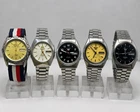 Lot of 5 Vintage Seiko & Citizen & Orient Automatic Men's Watches(Fully Working)