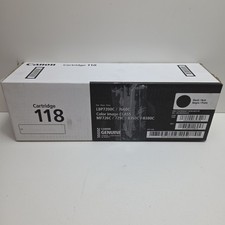 NEW GENUINE - CANON 118 BLACK TONER CARTRIDGE - 2662B001 SEALED UGLY BOX