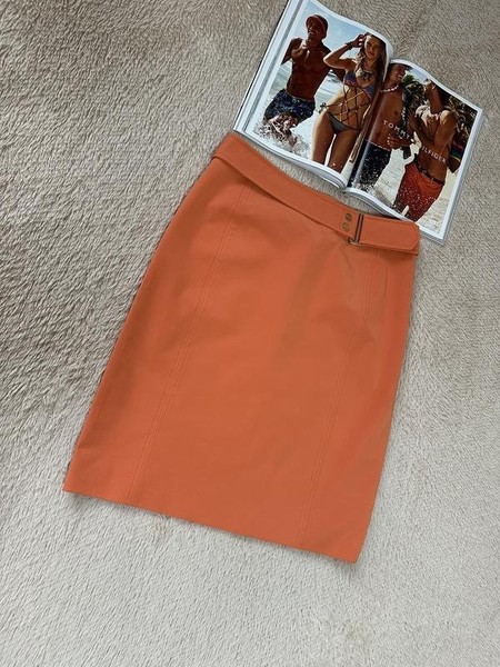 Women Karen Millen Skirt Orange 40 / L / 48