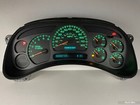 03 04 Sierra Silverado Speedometer Instrument Gauge Cluster Green Leds