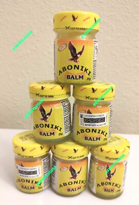 AUTHENTIC 6 pcs Aboniki Balm Hot Relief for Arthritis and Rheumatism - Exp 06/28