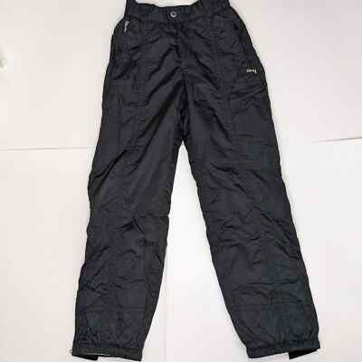 BOGNER Black Snow Skiing Snowboarding Pants size 8 Regular