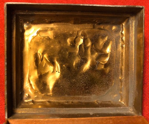 Vintage Messing Kupfer Orientalisch Repousse Zigarette Humidor Markt Zigarette Zigarre - Bild 11 von 11