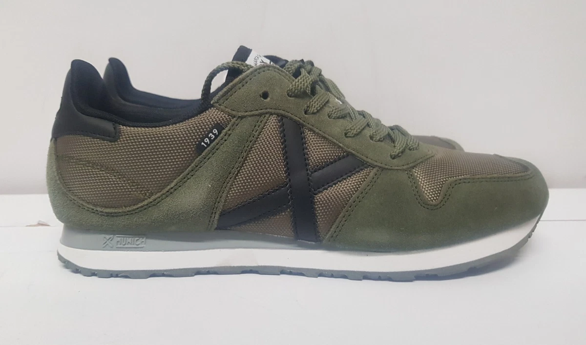 Munich Massana Fashion Trainer Khaki Mens Size UK 9.5 EU 44 DSS