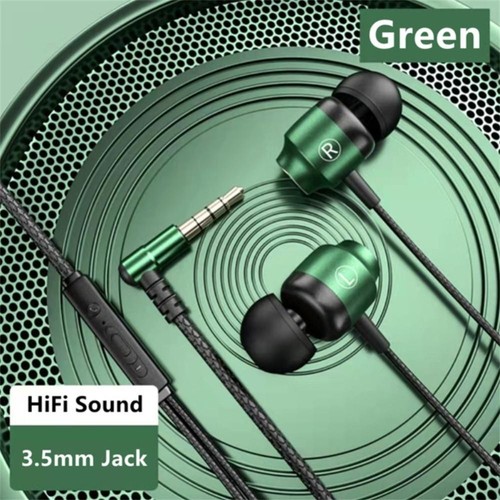 Stereo In-ear Headphones 3.5mm Wired Headset Portable Earbuds - Picture 13 of 17
