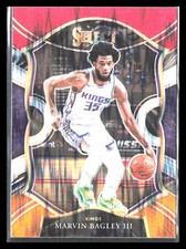 Marvin Bagley III 2020 Panini Select #25     Red White Orange Flash
