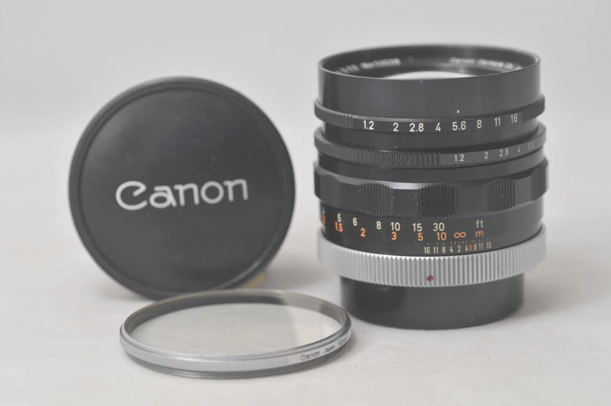 Canon f/1.2 Camera Lenses 58mm Focal for sale | eBay