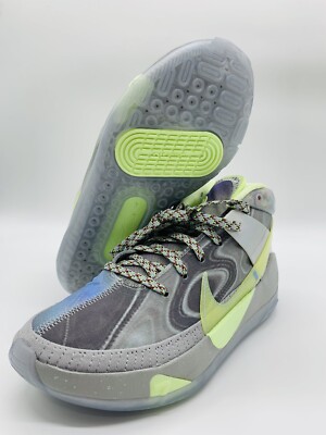 New NIKE KD13 PLATINUM TINT/BARELY VOLT US Kids Size