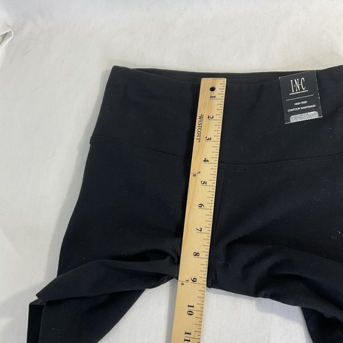 Nuevos Pantalones Cortos INC Contour Ropa Activa Legging Pantalones Cortos Cintura Alta Negro Para Mujer XS - Imagen 6 de 8
