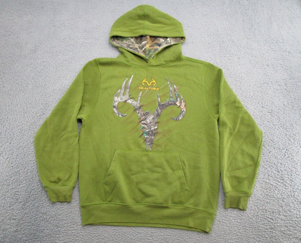 Sweat à Capuche Homme Realtree Buck Wear – Camo Noir – Taille M – Neuf