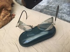 VINTAGE BAUSCH  LOMB SAFETY GOGGLES STEAMPUNK 50'S COLLECTORS ITEM SUNGLASSES