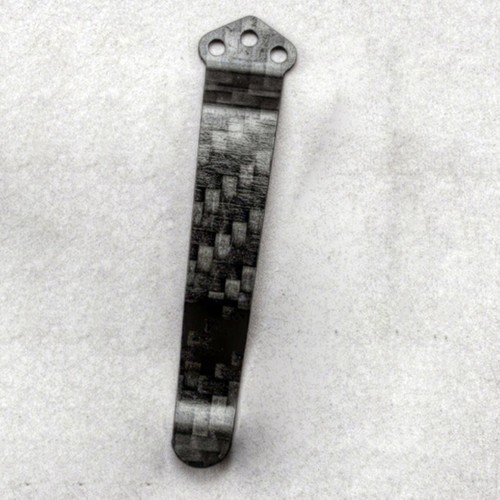 Carbon Fiber Pocket Clip Knife Back Clip For Ems CQC ZT 0620 BENCHMADE 710 551 F - Picture 5 of 14