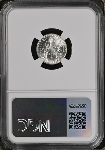 1960 10C Roosevelt Dime NGC MS66 8159892-042 - Bild 2 von 2