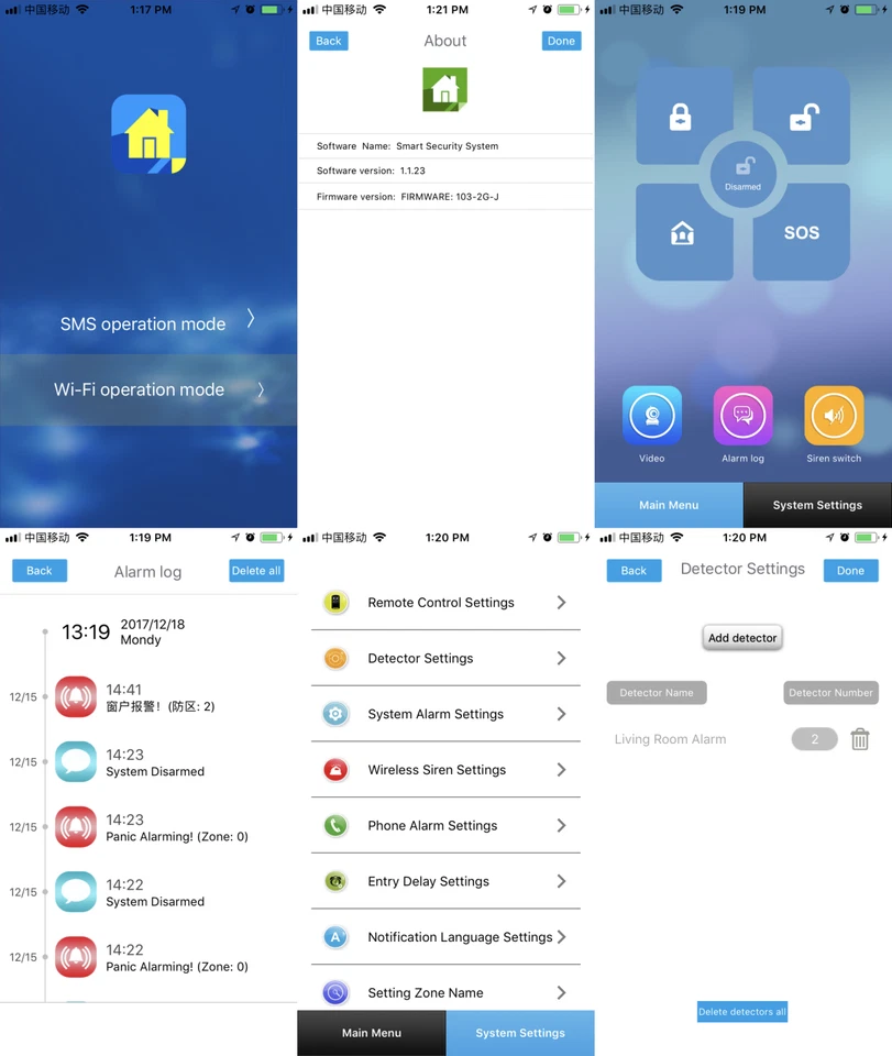 T53 Tuya WiFi APP Wireless Home Security Alarm Burglar System+Alexa+Google Home - Image 2 of 4