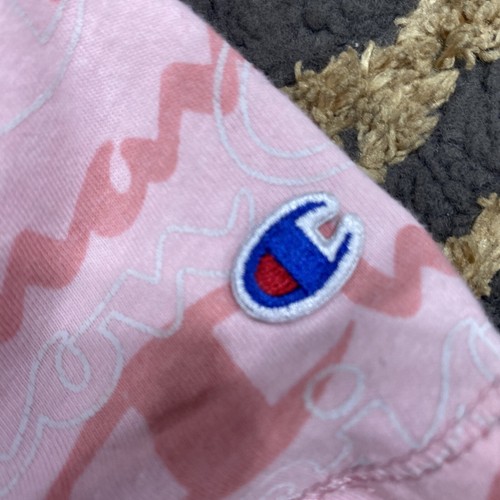 Champion Girls Youth T Shirt Short Sleeve Logo Pink Size Medium - Picture 2 of 6