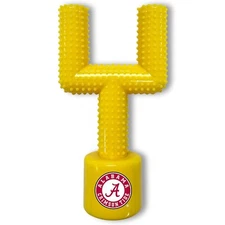 Pets First NCAA Mega-Chew Hard Nylon Dog Toy Goal-Post Chew Toy with Flavor