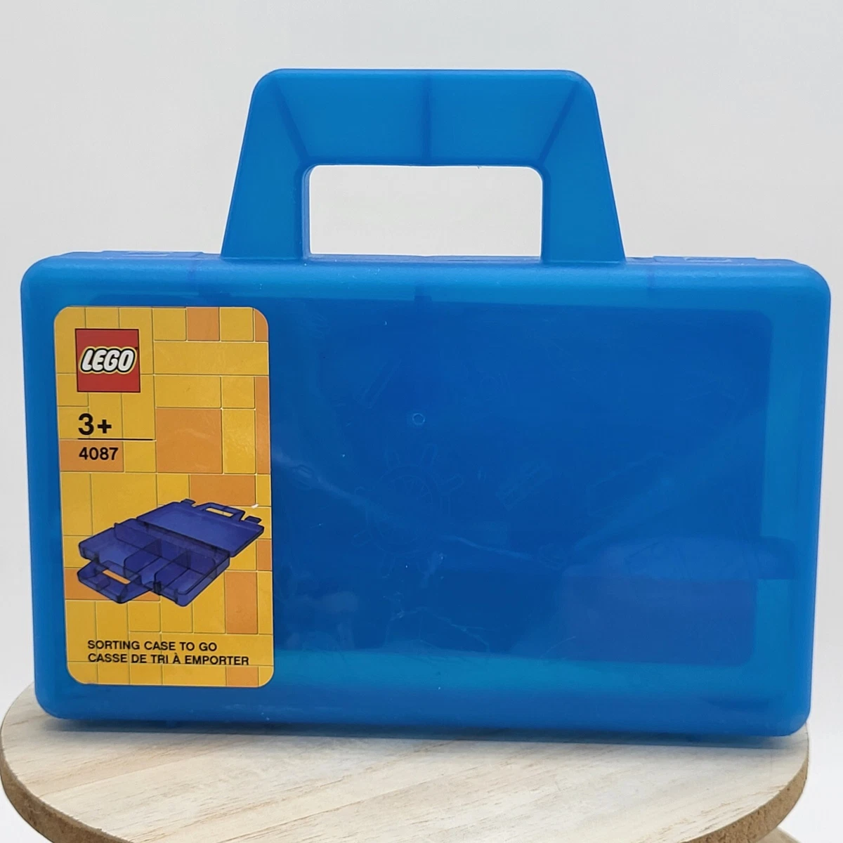 LEGO Sorting Box to Go Travel Case Organizing Divider Blue 4087 room  copenhagen