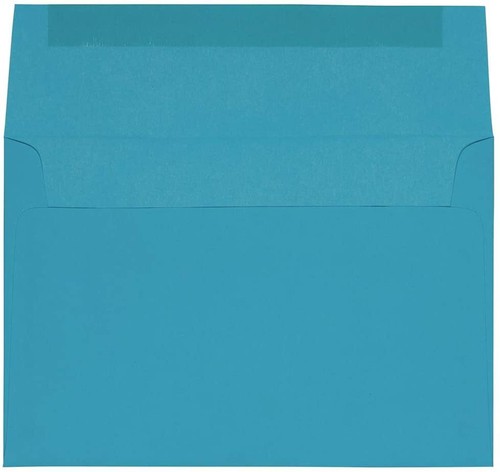 Sobres de invitación de papel de color JAM | 25 piezas | A8 | 5 1/2 x 8 1/8 | azul | nuevo - Imagen 3 de 3