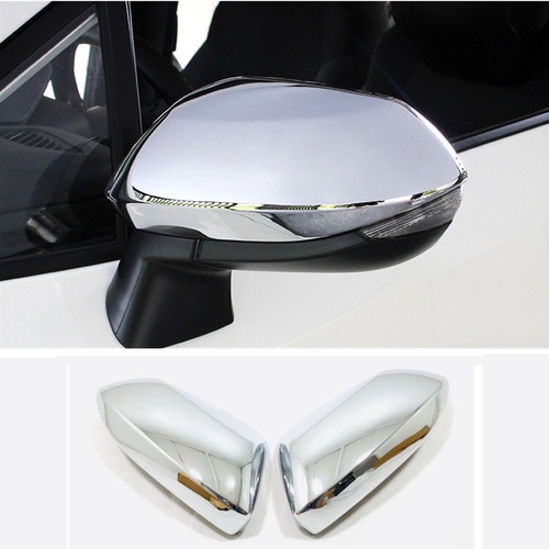 For Toyota Corolla 20192022 ABS Chrome Side Mirrors Rearview Trim Cover Decor eBay