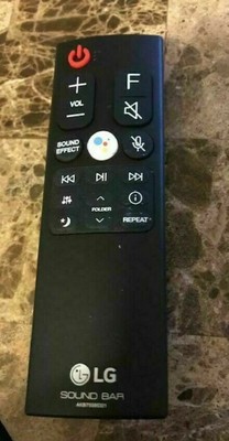 Genuine LG AKB75595321 Sound Bar Remote Control for SL8YG, SL10YG