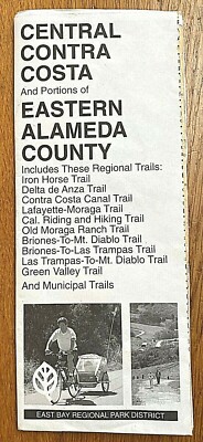 Vintage 2000 Central Contra Costa & Eastern Alameda County California Map