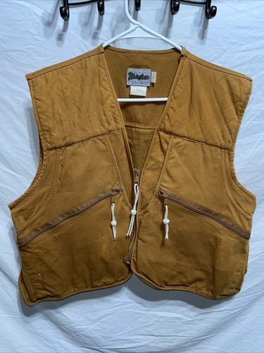 Vintage Master Sportsman By Prestige Game Pouch Hunting Vest Men’s Large Shootin - Picture 2 of 11
