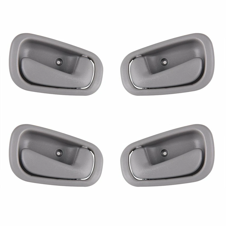 4 Grey Gray Interior Inner Inside Door Handle For 1998-2002 Toyota Corolla Prizm — 第 3/4 张图片